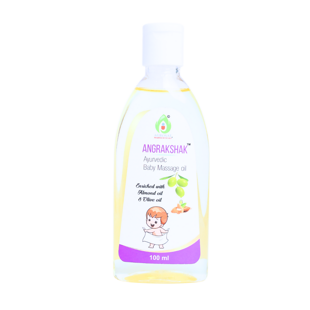 Image 2 of Agrosaf Ang Rakshak Baby Massage Oil