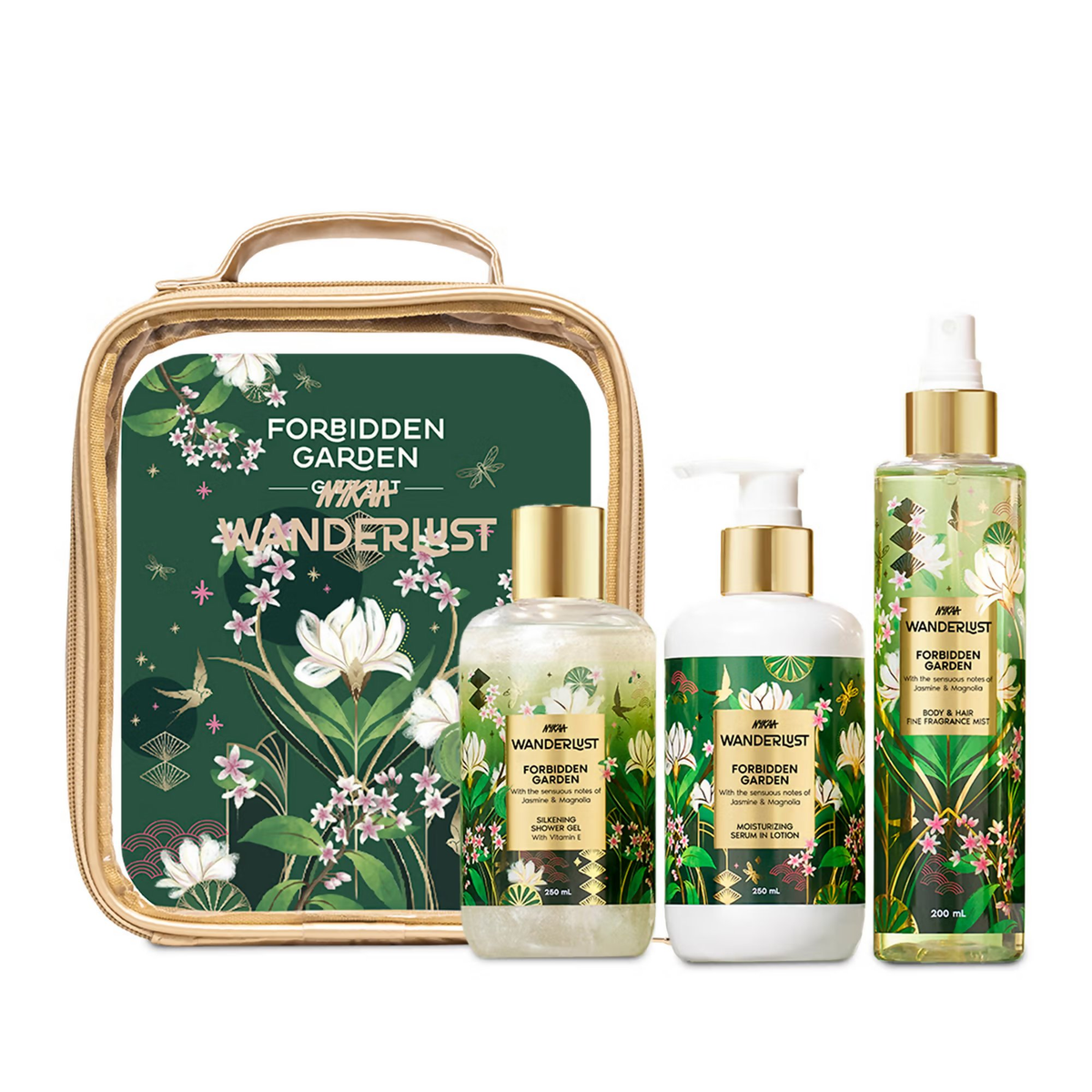 Image 1 of combo / Pack of 1 for the product Wanderlust Forbidden Garden for Women - Shower Gel, Lotion, Mist