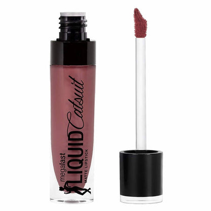 Image 1 of 5.7 gm / Pack of 1 for the product Wet n Wild Rebel Rose MegaLast Liquid Catsuit Matte Lipstick - Kiss Of Death