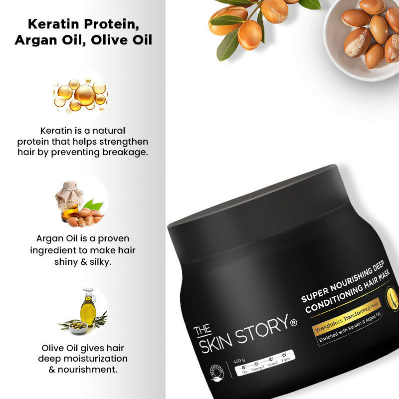 Image 7 of The Skin Story Sulphate Free Keratin Protein Hair Mask