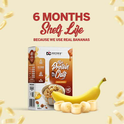 Image 5 of Doctor's Choice Protein Oats (Banana Caramel) 750 GM