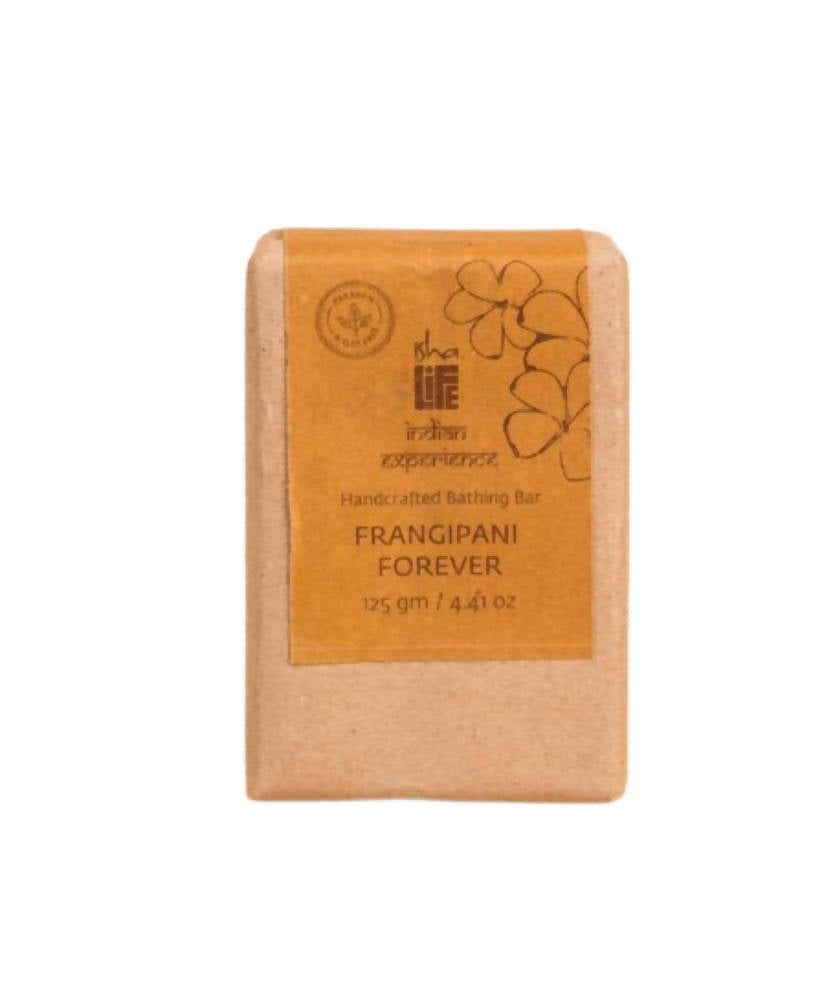 Image 1 of 125 gm for the product Isha Life Frangipani Forever Soap