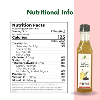 Image 3 of Poddar Farms Wood Pressed Sesame Oil