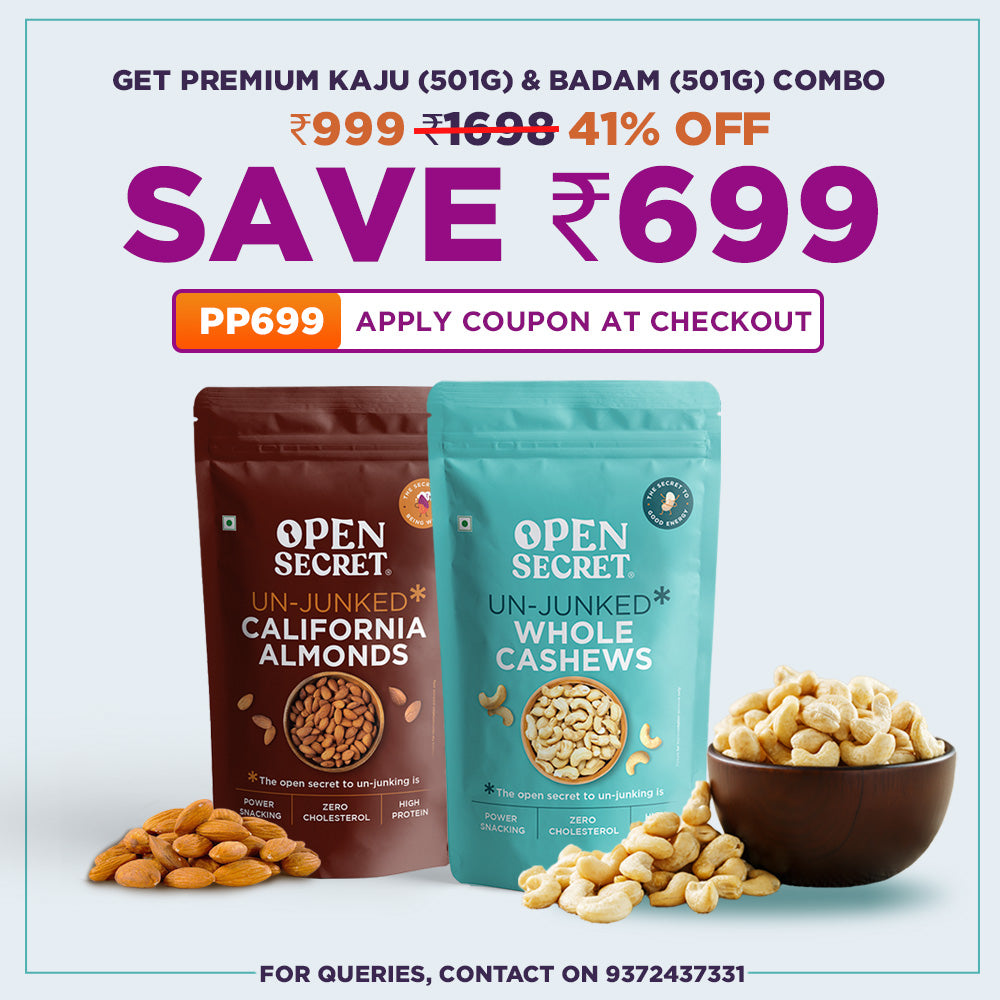 Image 1 of Open Secret Dry Fruits Combo (Almonds+ Cashews)  (501g each)