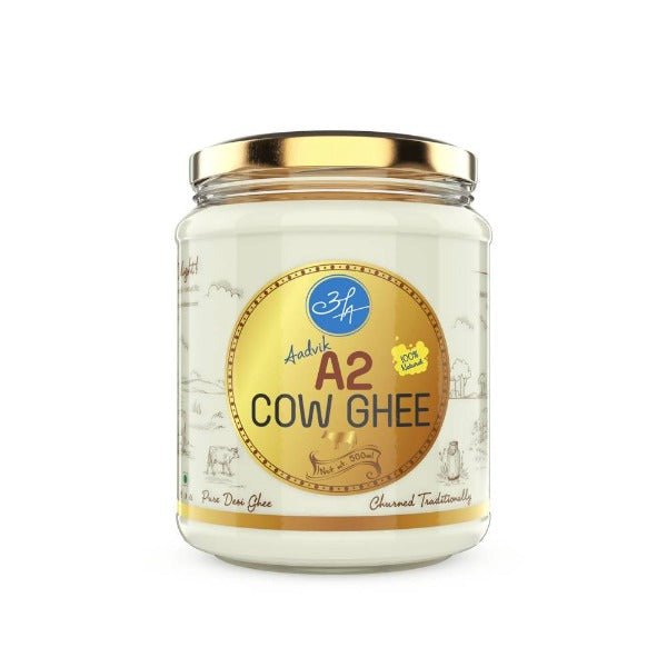 Image 1 of 500 ML / Pack of 1 for the product Aadvik A2 Cow Ghee | A2 Gir Cow Ghee | Bilona Method Cultured Ghee
