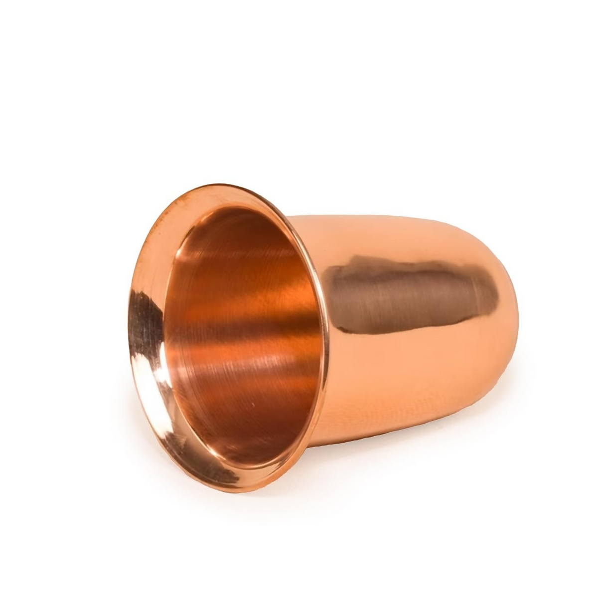 Image 2 of Isha Life Copper Round Shaped Glass Tumbler Drinkware