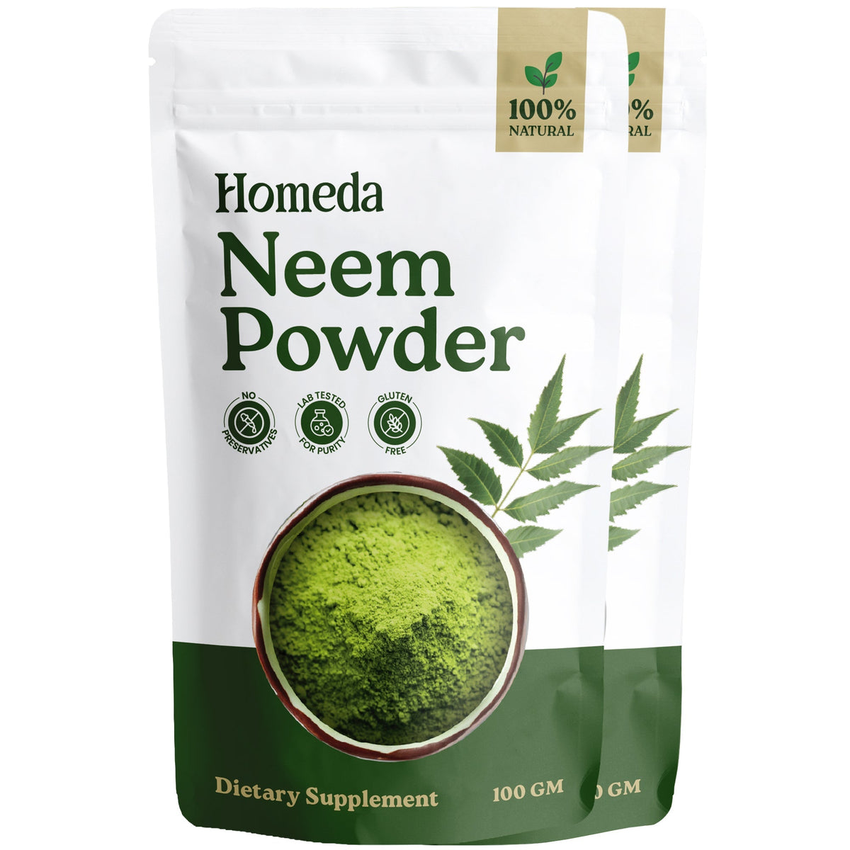 Image 2 of Homeda Organic Neem Powder