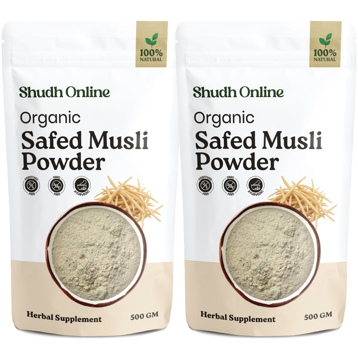 Image 9 of 1000 gm for the product Shudh Online Safed Musli Root Powder