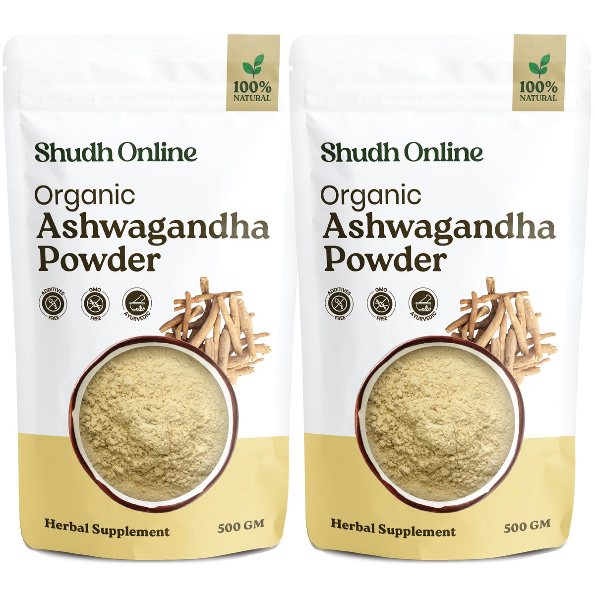 Image 10 of 1000 gm for the product Shudh Online Pure Aswagandhada Powder