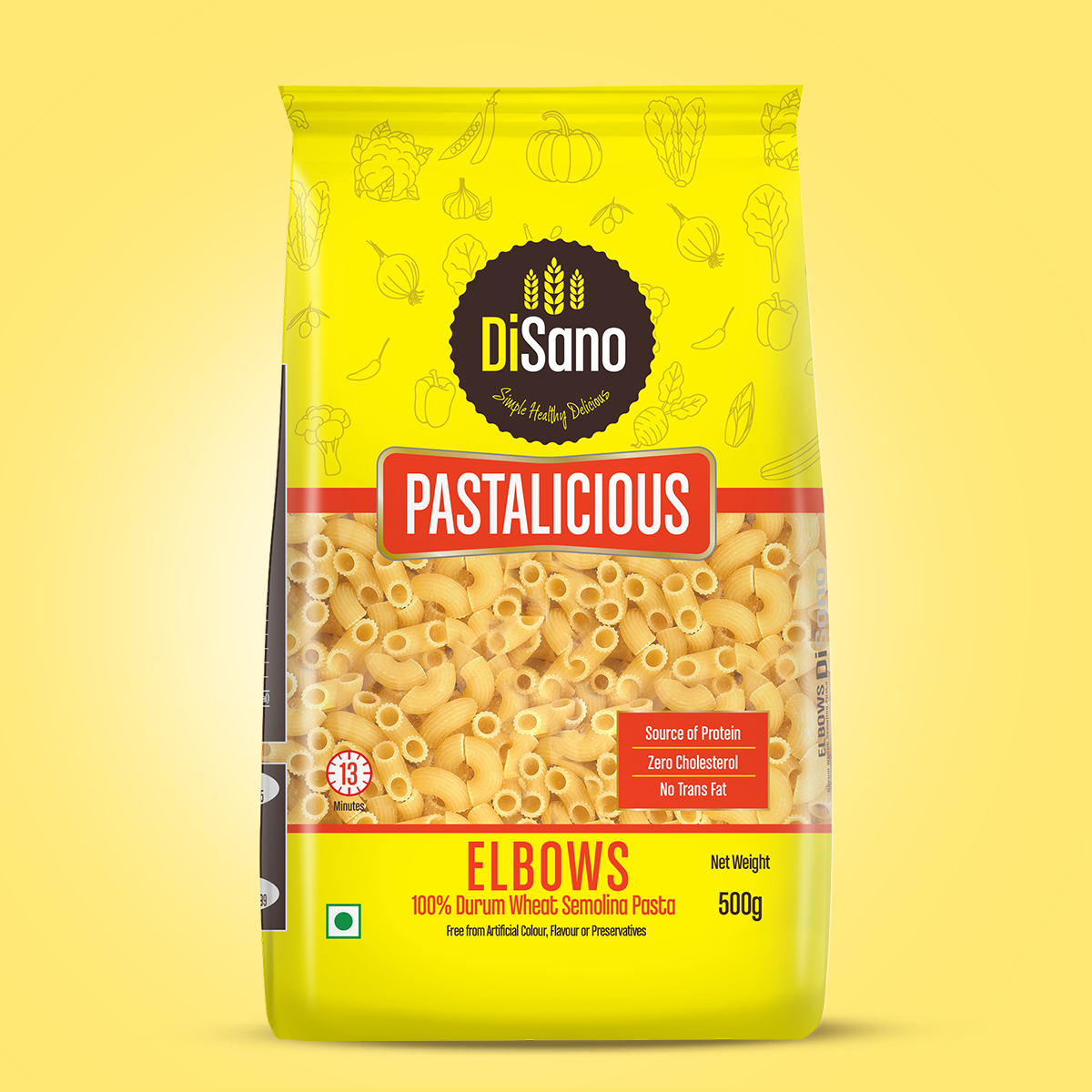 Image 11 of Elbow / Pack of 1 for the product Disano Pastalicious - No Maida Pasta