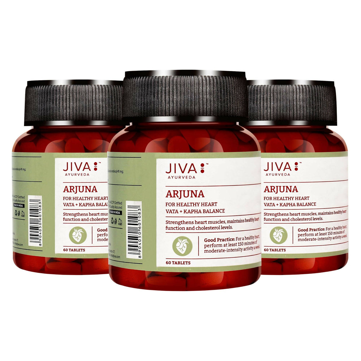 Image 1 of Jiva Ayurveda Arjuna Tablets