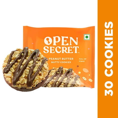 Image 1 of Open Secret Peanut Butter Nutty Cookies - Pack of 30