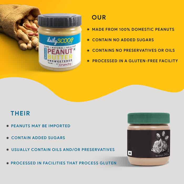 Image 5 of Sattvic Foods Peanut Butter Crunchy (No additives)
