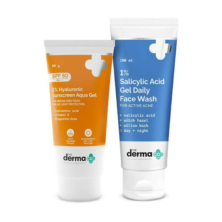 Image 1 of The Derma Co Cleanse & Protect Combo