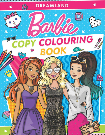 Image 1 of Dreamland Publications Barbie Copy Colouring Book : Children Drawing, Painting & Colouring Book
