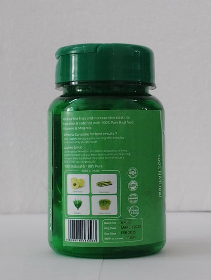 Image 9 of Laurik Plant Based Collagen Type 1 & 3 Tablets For Men And Women | Collagen Tablets For Skin Radiance And Elasticity