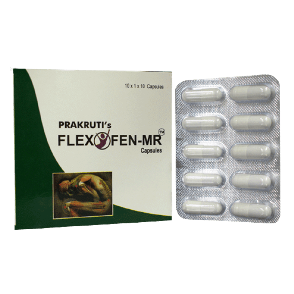 Image 1 of Prakruti Ayurveda Flexofen-Mr Capsules