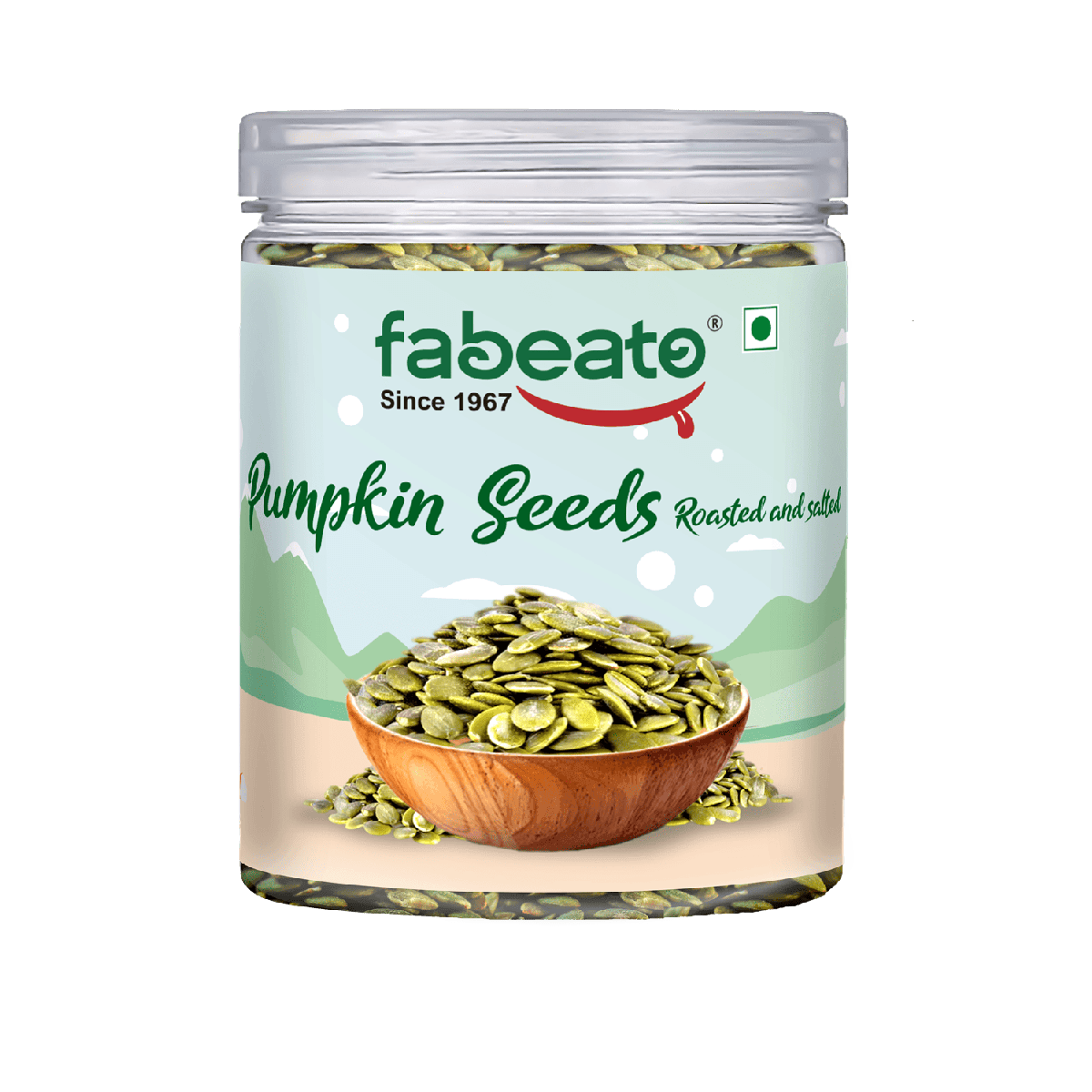 Image 1 of Fabeato Roasted & Salted Pumpkin seeds-250g