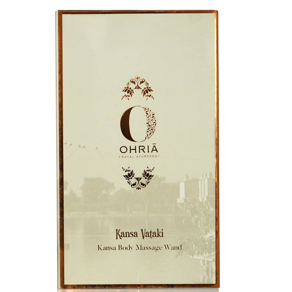 Image 1 of Pack of 1 for the product Ohria Ayurveda Kansa Foot Massage Wand
