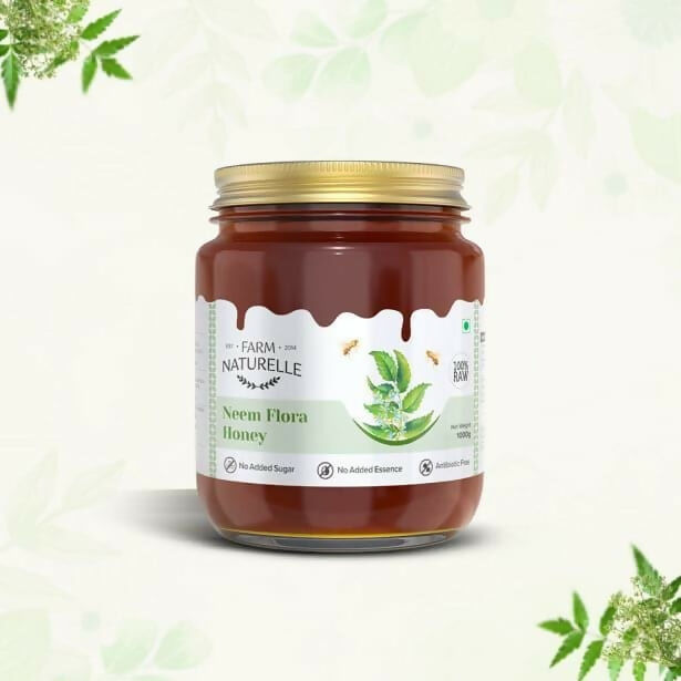 Image 5 of 1000 gm for the product Farm Naturelle Neem Flora Honey – Pure, Raw & Natural Honey for Health