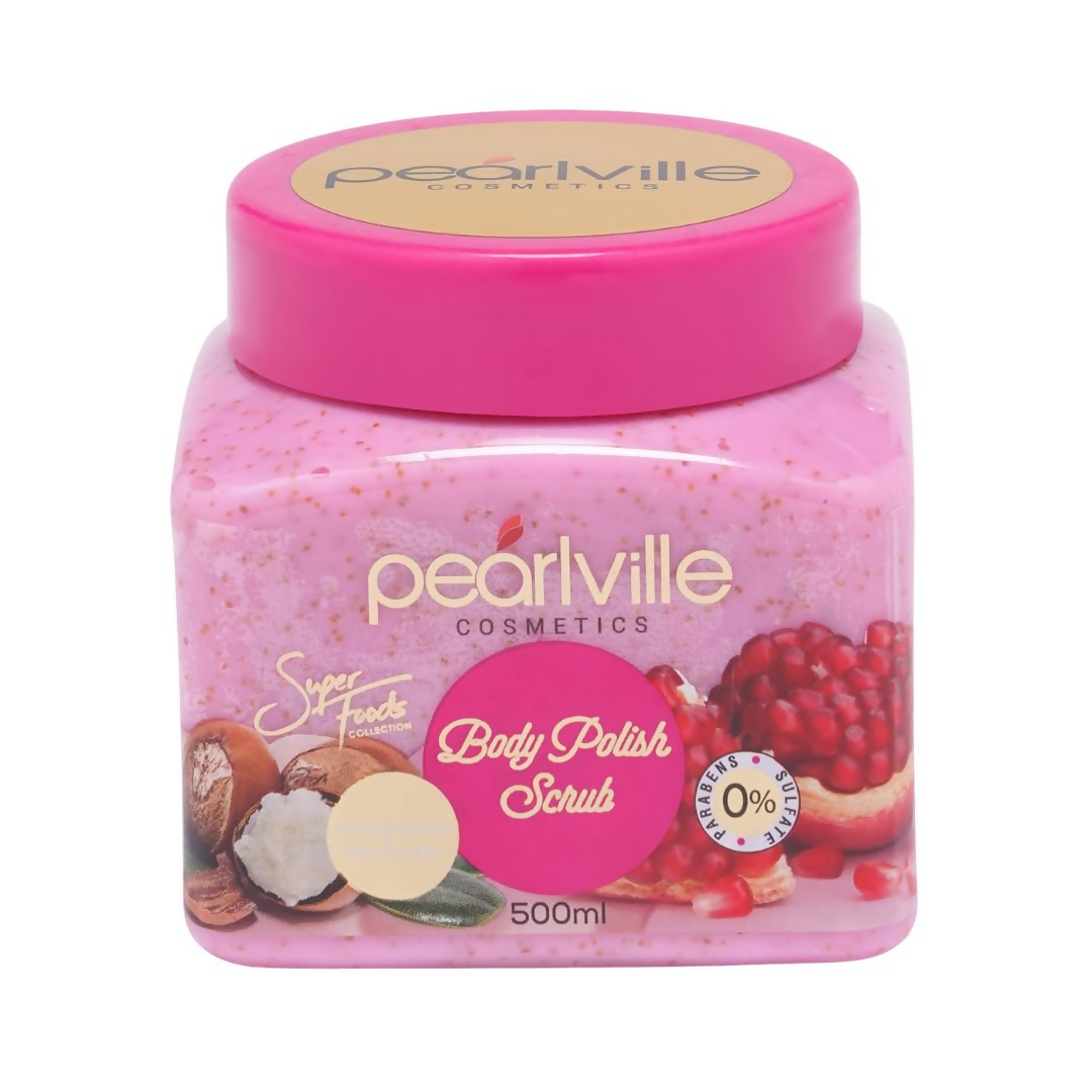 Image 1 of Pearlville Super Foods Collection Pomegranate Shea Butter Body Polish Scrub