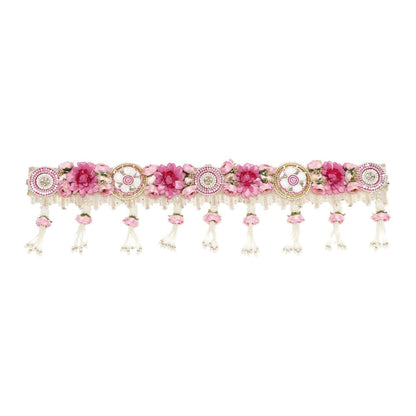 Image 6 of Renu's Creation Pink Floral Bloom Toran