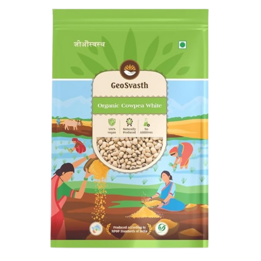 Image 1 of 500 gm for the product GeoSvasth Organic White Cowpea