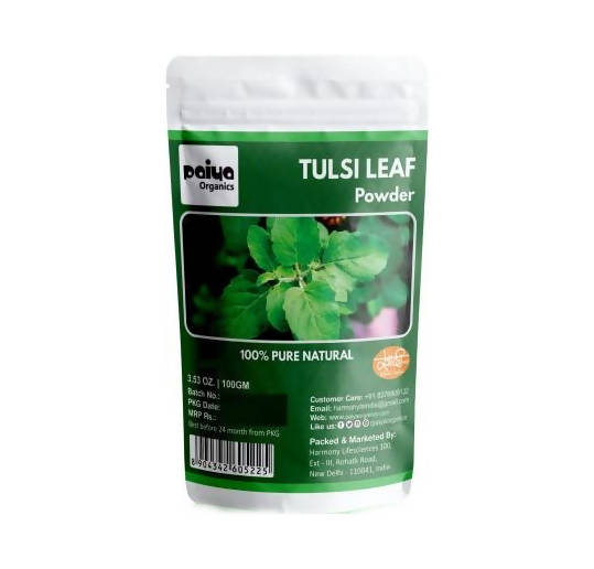 Image 1 of 100 gm / Pack of 1 for the product Paiya Organics Tulsi Leaf Powder