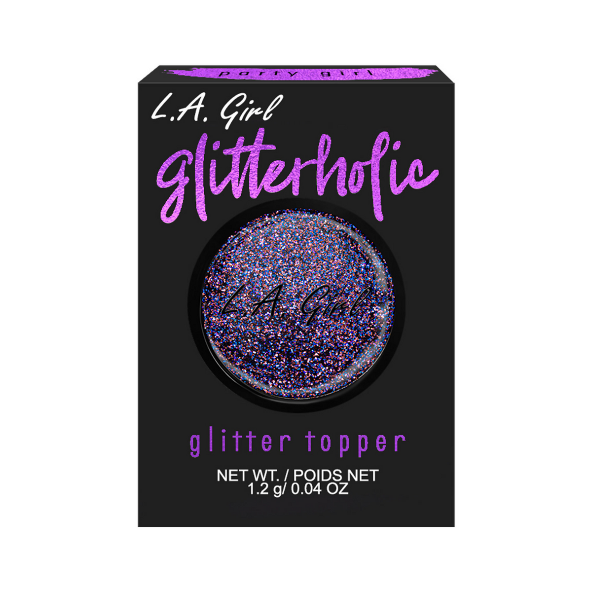 Image 2 of L.A. Girl Glitterholic Glitter Eyeshadow Topper - Party Girl