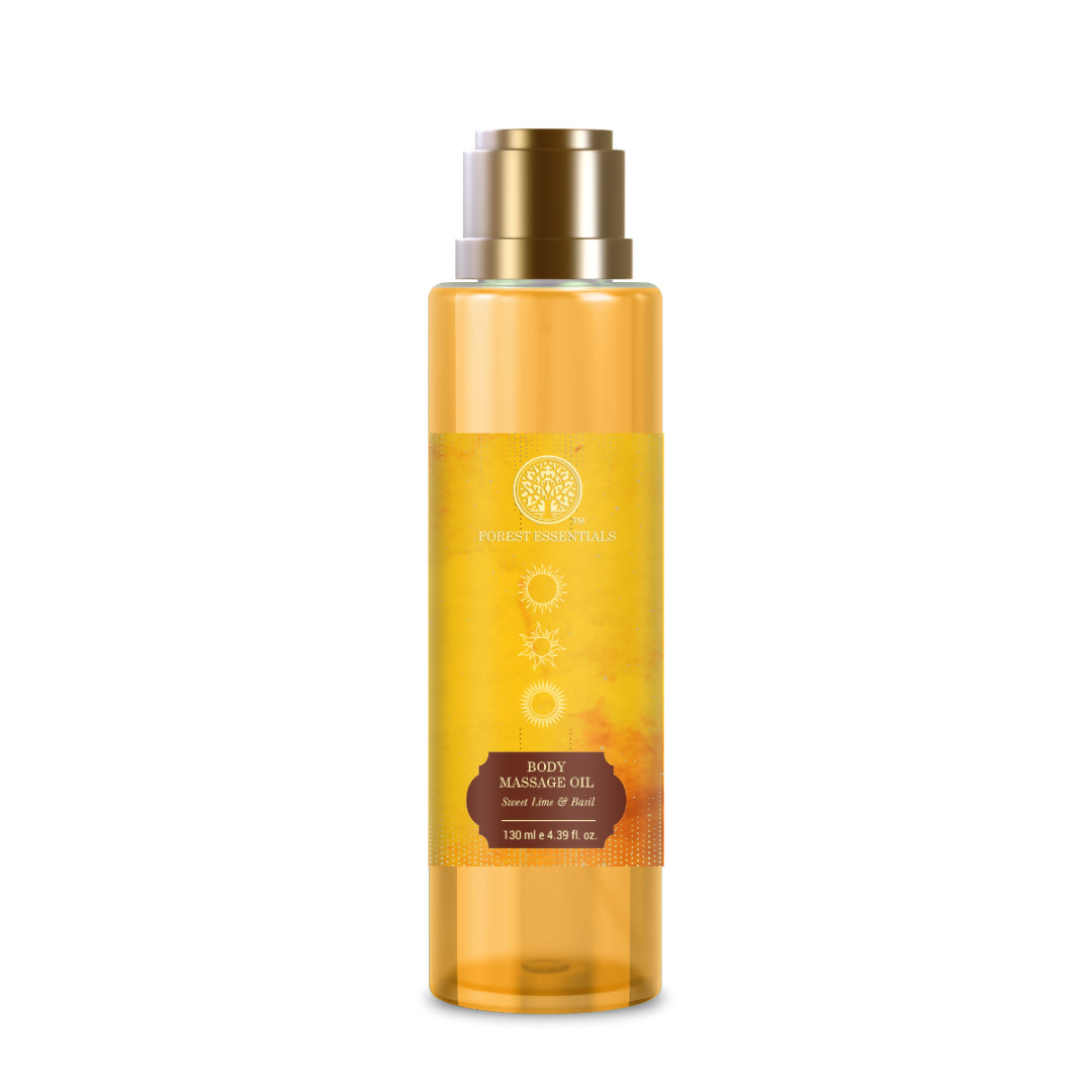 Image 1 of Forest Essentials Body Massage Oil Sweet Lime & Basil