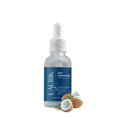 Image 1 of 30 ml for the product Laurik Anti Pigmentation & Lightening Serum For Men & Women with Alpha Arbutin, Retinol, Niacinamide & Vit-C for Dark Patches & Spots