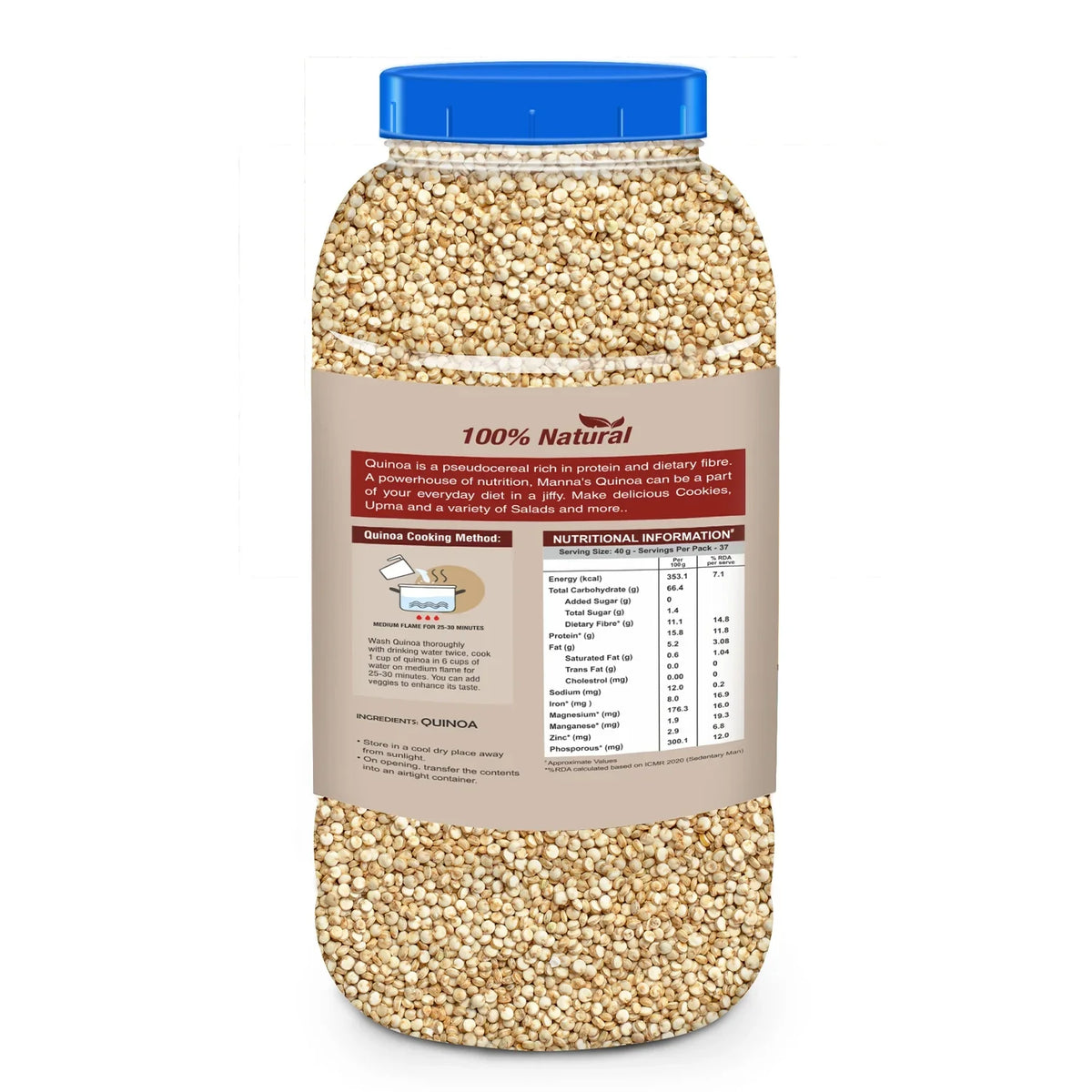 Image 8 of Manna Quinoa (Jar)