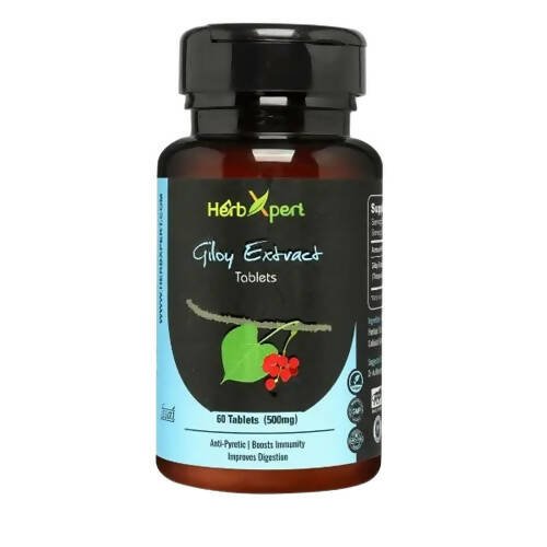 Image 1 of 60 tabs for the product Herbxpert Giloy Extract Tablets