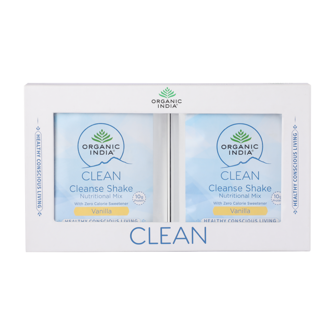 Image 1 of 6 N / Vanilla for the product Organic India Clean Cleanse Shake Nutritional Mix