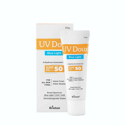 Image 2 of 100 gm / Pack of 1 for the product Brinton Uv Doux Blue Sunscreen Gel