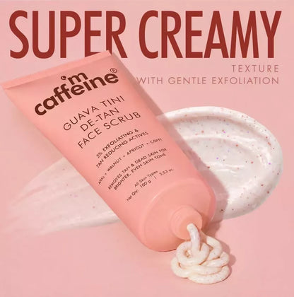 Image 5 of mCaffeine Guava Tini De-Tan Face Scrub