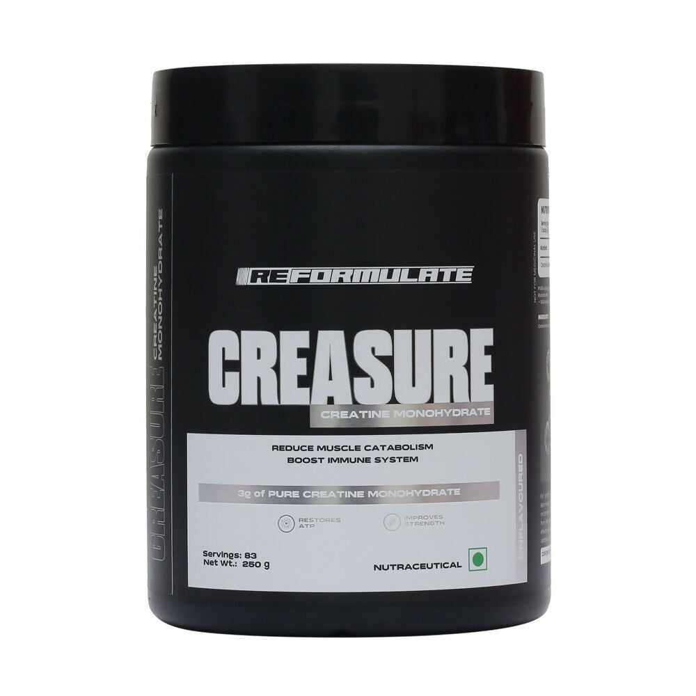 Image 1 of Reformulate Creasure I Creatine Monohydrate I Boost Immune System 3G Of Pure Creatine Nutraceutical - Unflavoured