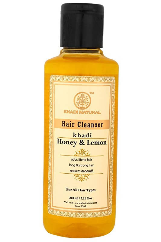 Image 1 of 210 ml for the product Khadi Natural Honey & Lemon Hair Cleanser