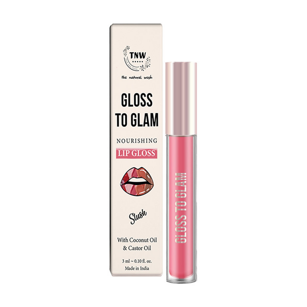 Image 1 of The Natural Wash Gloss To Glam Nourishing Lip Gloss - Slush