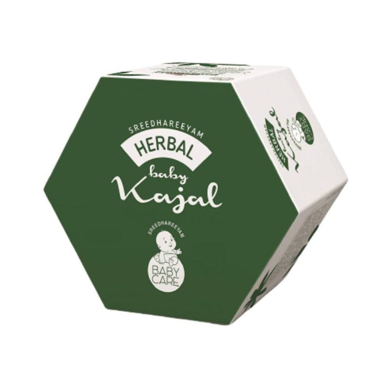 Image 1 of Sreedhareeyam Ayurveda Herbal Baby Kajal, for Babies and Adults with Gooseberry, Sahadevi, Yashtimadhu and Castor Oil