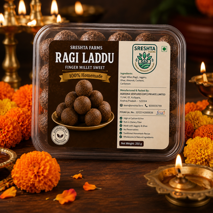 Image 5 of Sreshta Farms Organic Ragi (Finger Millet) Laddu