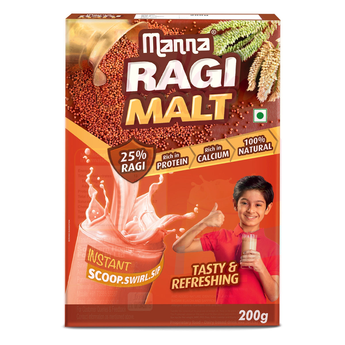Image 1 of Manna Ragi Malt Drink Mix