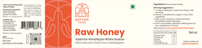 Image 7 of Sattvic Foods Raw Acacia Honey | Honey of Kashmir