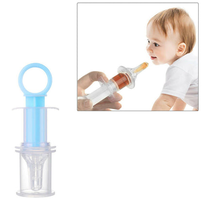 Image 1 of Default Title for the product Safe-O-Kid Silicone made BPA free medicine Feeder cum Dropper for Kids- Blue
