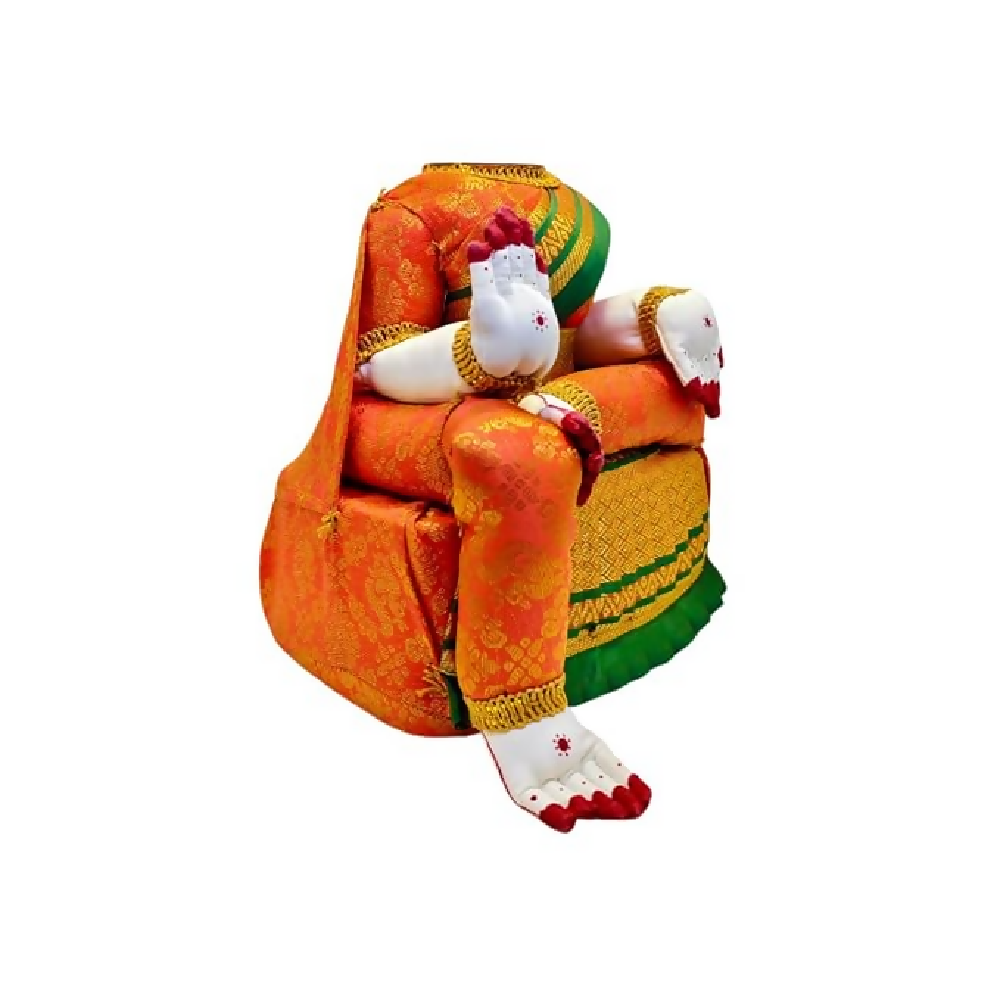 Image 3 of SRI YAGNAA - Decorative Ammavari Doll - Orange