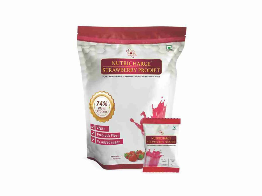 Image 1 of 15 Sachets for the product Nutricharge Strawberry Prodiet