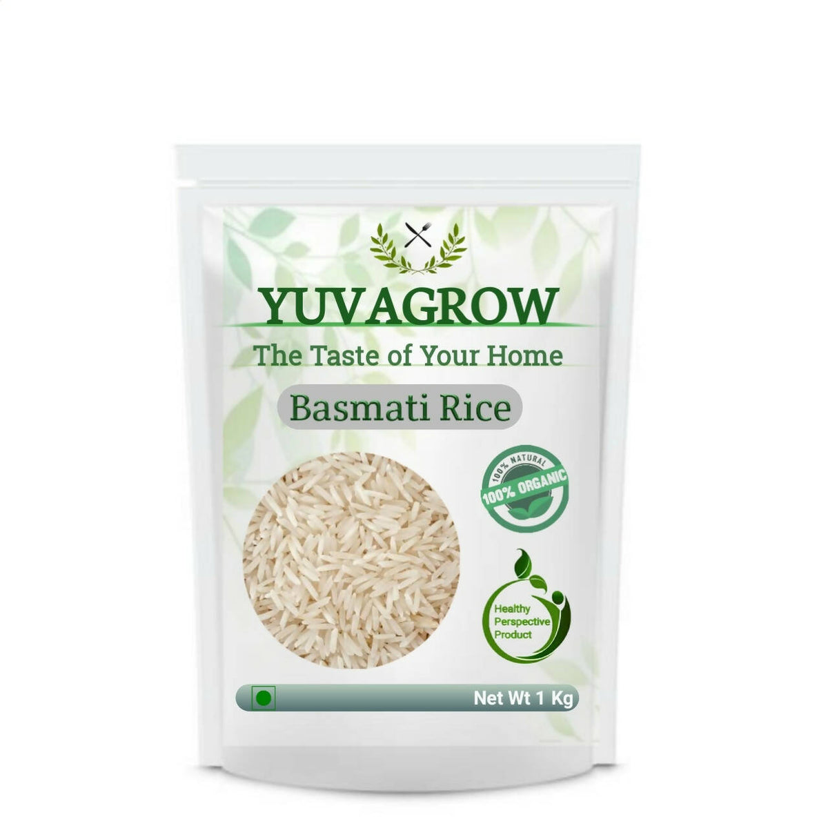 Image 1 of 1 kg / Pack of 1 for the product Yuvagrow Basmati Rice