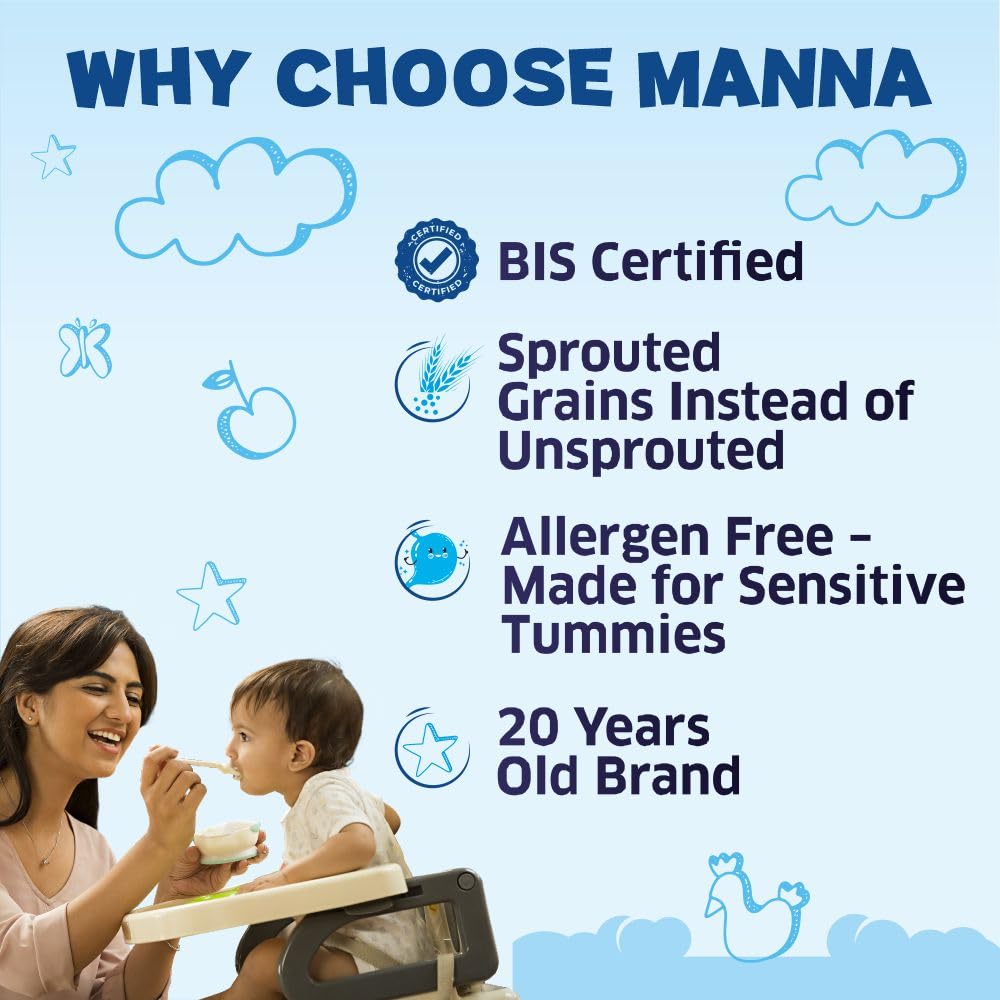 Image 2 of Manna Baby Cereal Sprouted Ragi and Rice 6 months