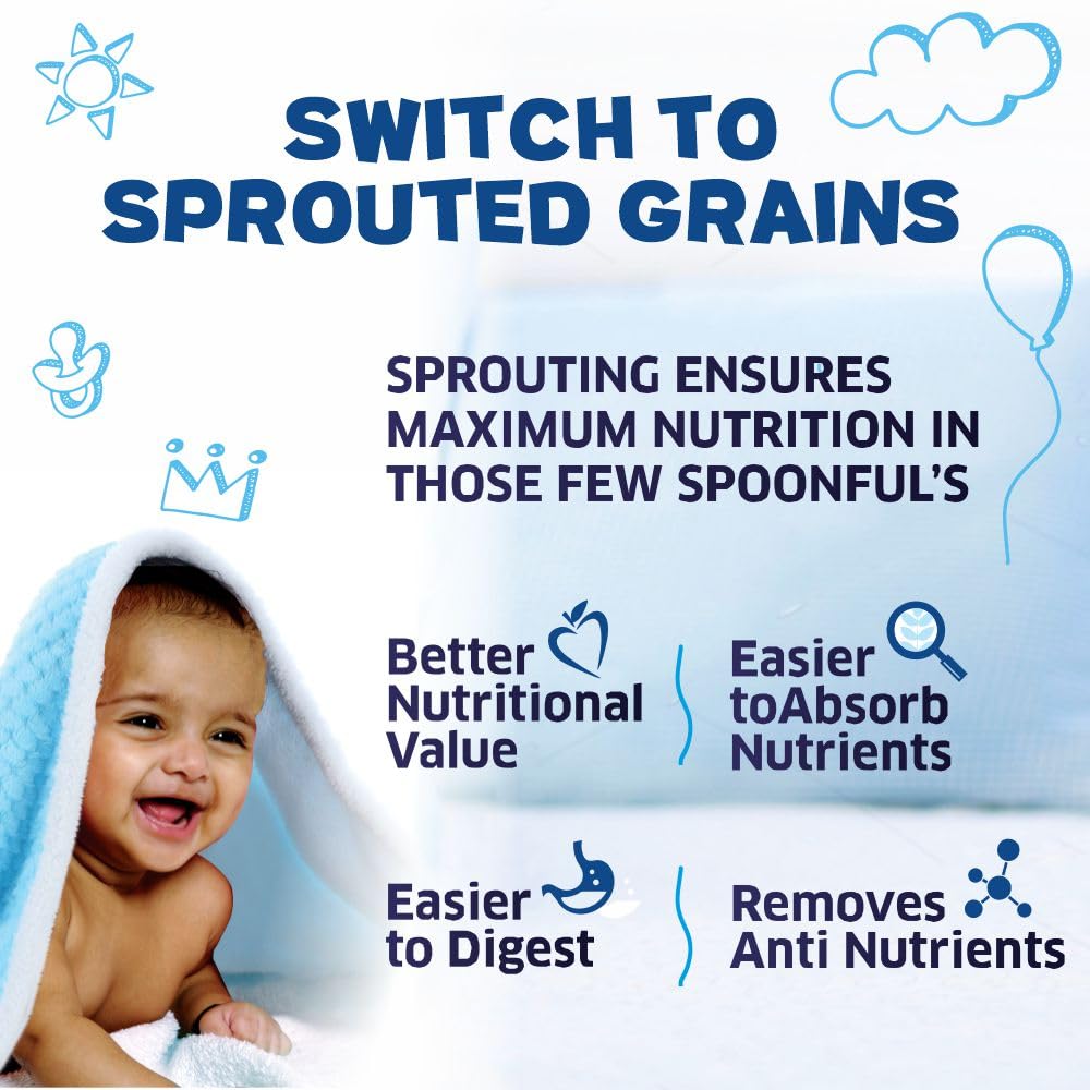 Image 3 of Manna Baby Cereal Sprouted Ragi and Date powder 6 months