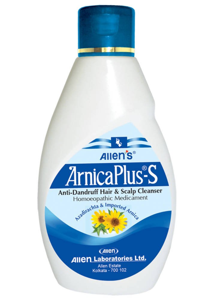 Image 1 of 100 ml for the product Allen's Homeopathy ArnicaPlus-S Anti Dandruff Hair & Scalp Cleanser